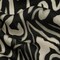 1 Yard Black White Abstract Line Rayon Challis Fabric Gallery Tour Print 55 inch Width